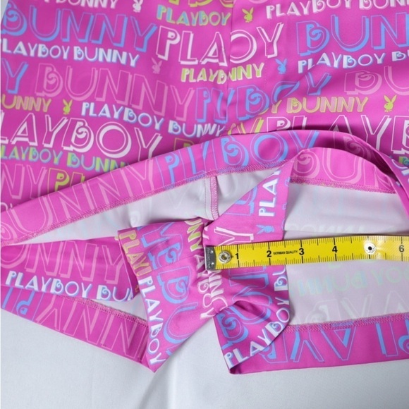 ๐
ฝ๐
ด๐ ๐ฅ๐๐ฅ๐ ๐๐๐๐๐๐๐ pink skort with Playboy bunny all-over print, M - Picture 12 of 17